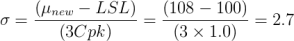 sigma calc with new mu 108