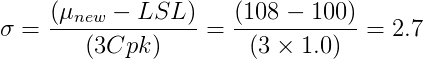 sigma calc with new mu 108